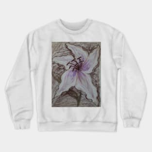 Stargazer Lily in Pastel Crewneck Sweatshirt